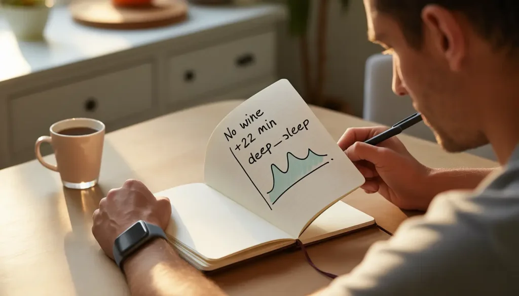 Using sleep tracker data to build better habits journaling insights for restful nights