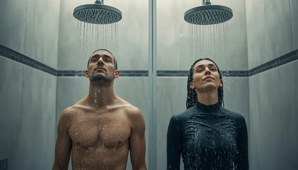 cold shower for mental clarity and dopamine release