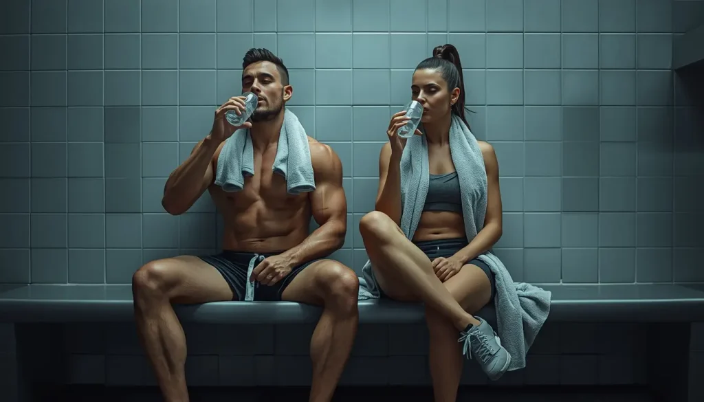 cold shower for muscle recovery after workout