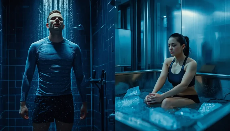 cold showers vs ice baths results
