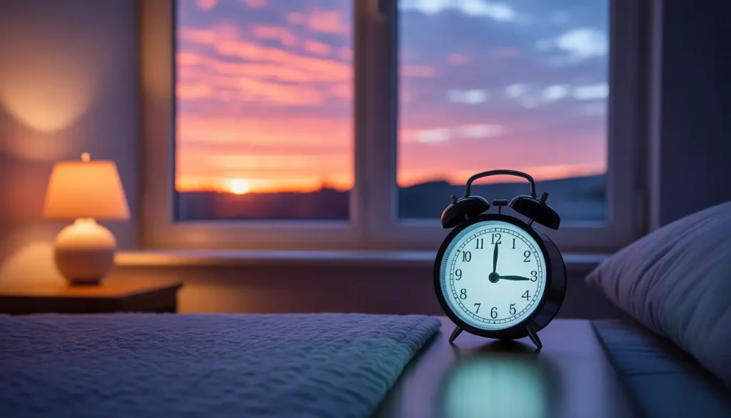 consistent wake up time