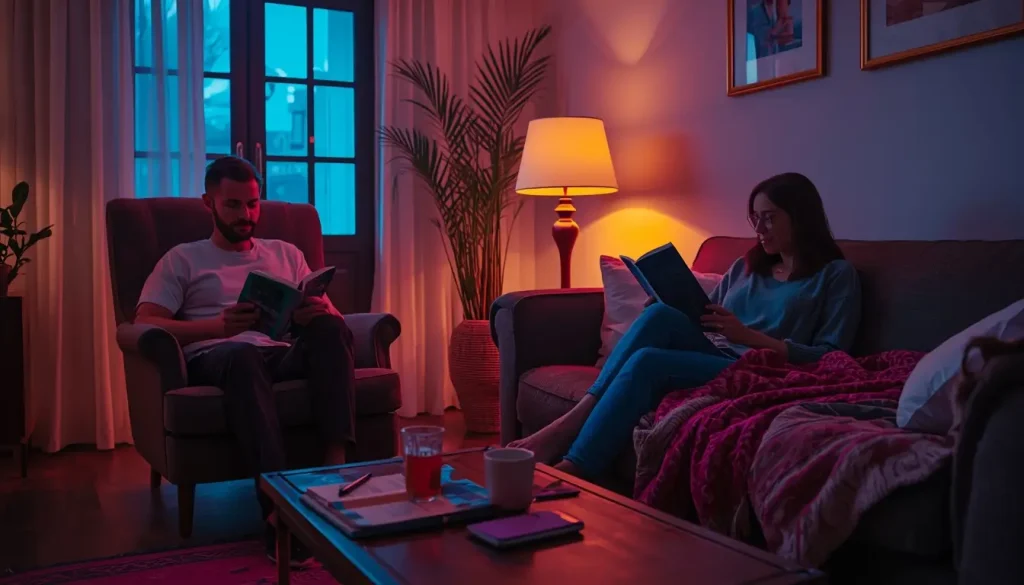 evening wind down routine