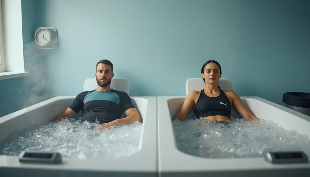 ice bath for muscle inflammation and DOMS recovery