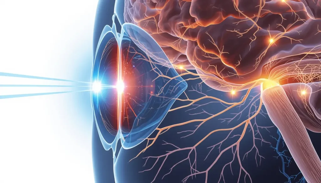 ipRGCs and SCN pathway for blue light circadian signaling