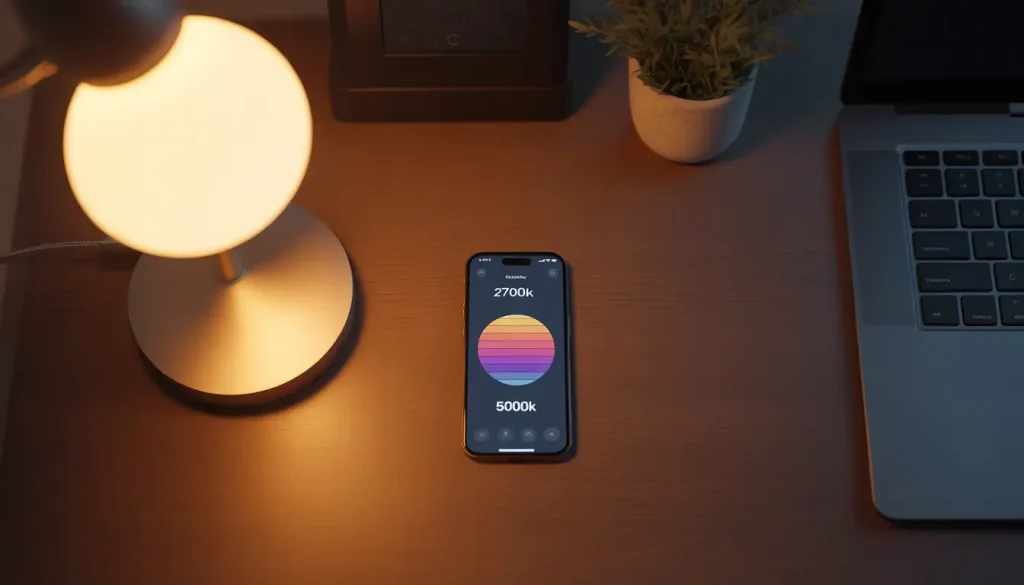 light spectrum physics and color temperature for sleep