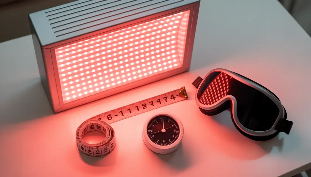 safe red light therapy dosage and distance guidelines