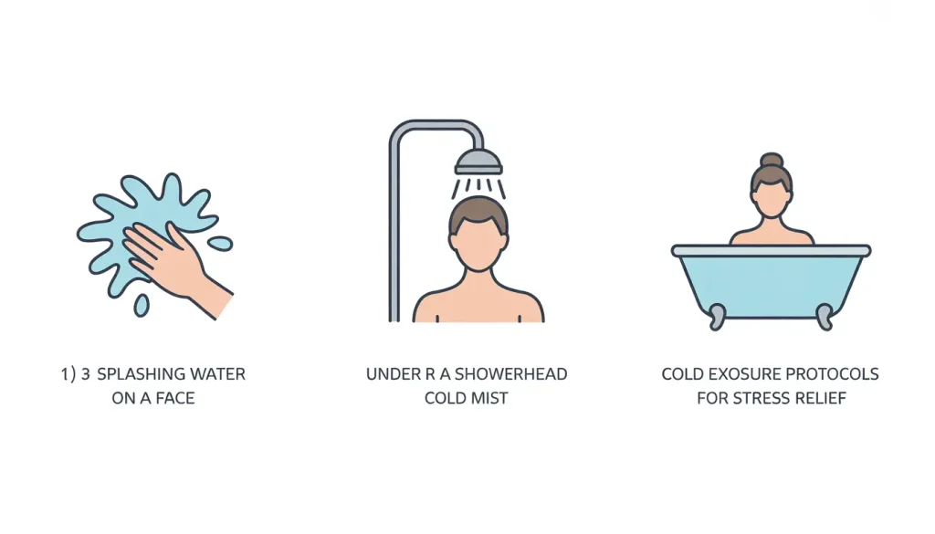 step-by-step cold exposure protocols for stress relief