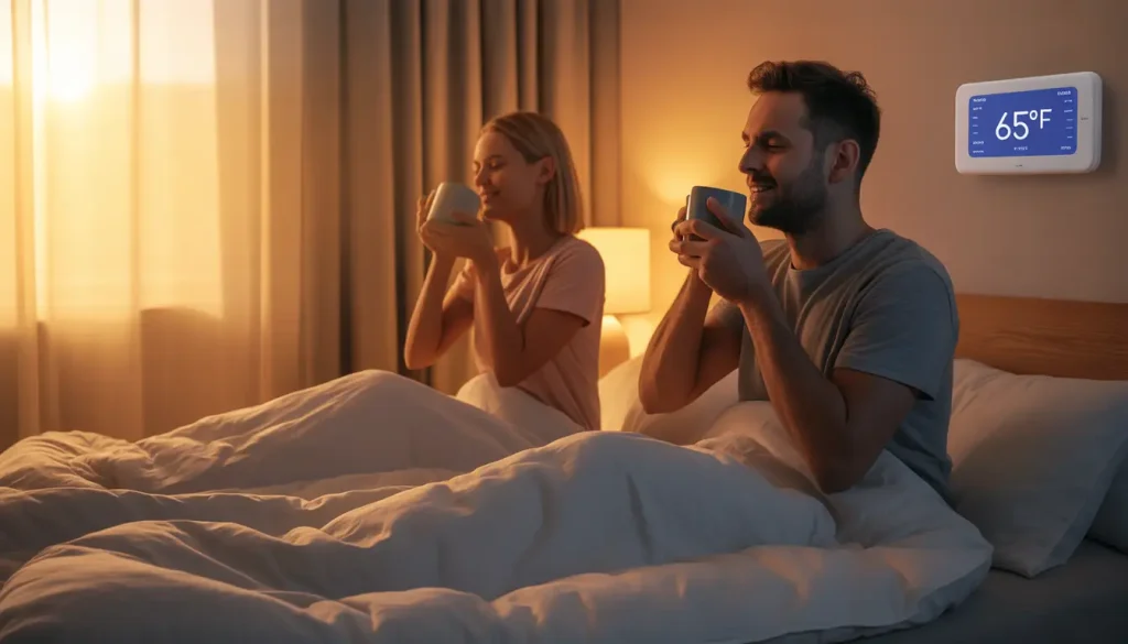 thermoregulation morning wake-up routine