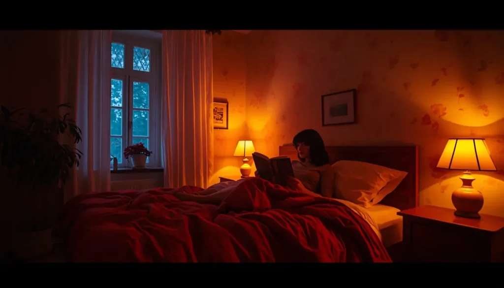 warm lighting for sleep