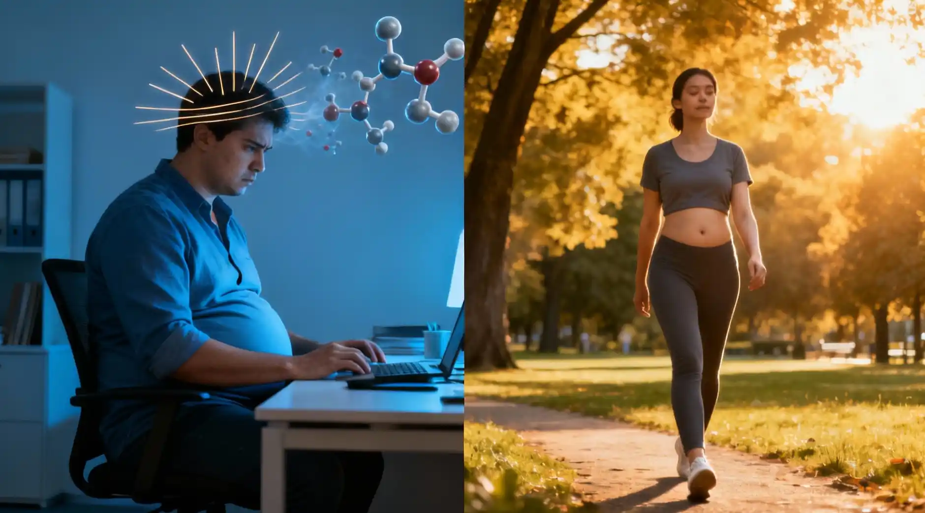 Cortisol and belly fat explained stress stores fat, calm burns it biology over willpower.