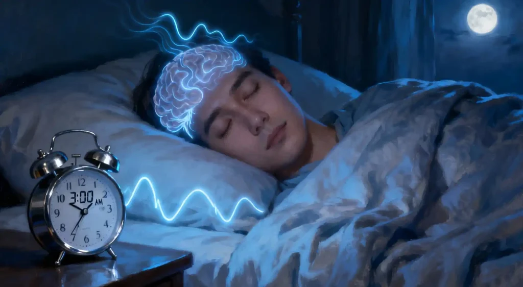 How to Slow Down Aging Naturally (Improve Your Healthspan) 8 Deep sleep activates glymphatic cleanup and growth hormone for DNA repair.