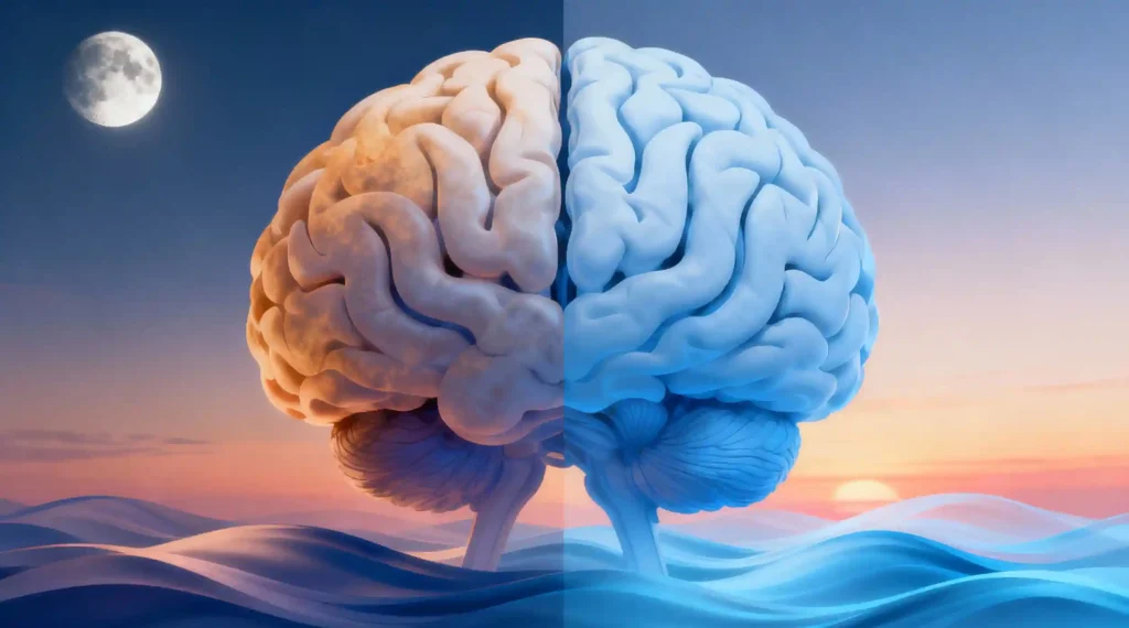 Deep sleep clears brain fog prioritize rest to recharge focus, memory, and mental clarity.