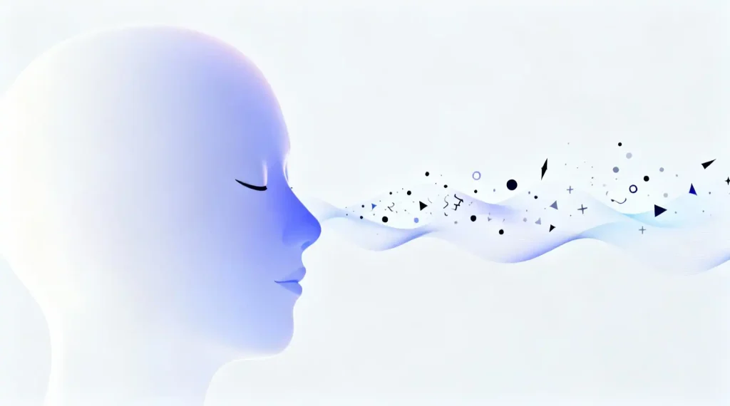 The Real Dopamine Detox Benefits (And What to Expect in Week 1) 6 Emotional balance visual showing stress signals fading into calm waves to represent mood stabilization during dopamine detox.