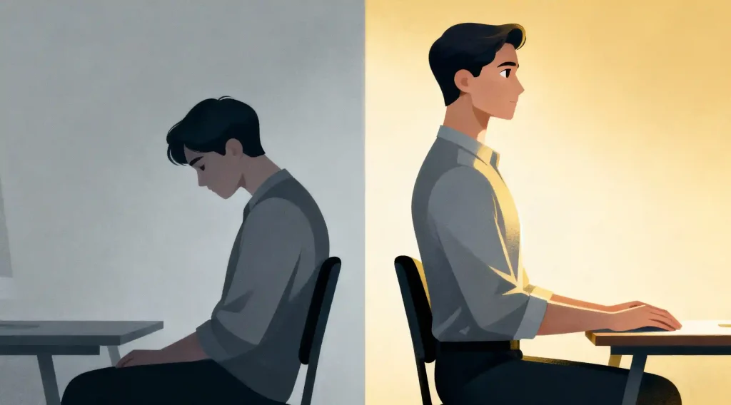 Find your focus “Goldilocks zone” not too calm, not too stressed using breath and body awareness.