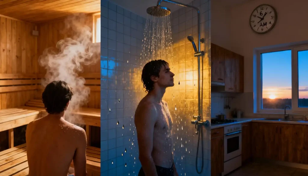 How to Slow Down Aging Naturally (Improve Your Healthspan) 6 Hormetic stress from heat, cold, and fasting triggers cellular repair genes.