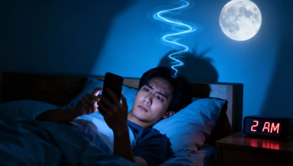 Cortisol and Belly Fat Explained: Why Stress Targets Your Waist 6 Late-night screen use spikes cortisol and blocks fat-burning growth hormone at night.